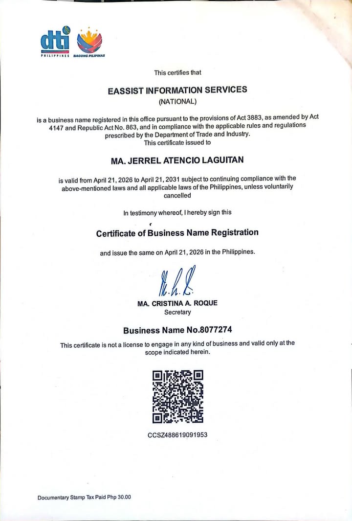 DTI Registered